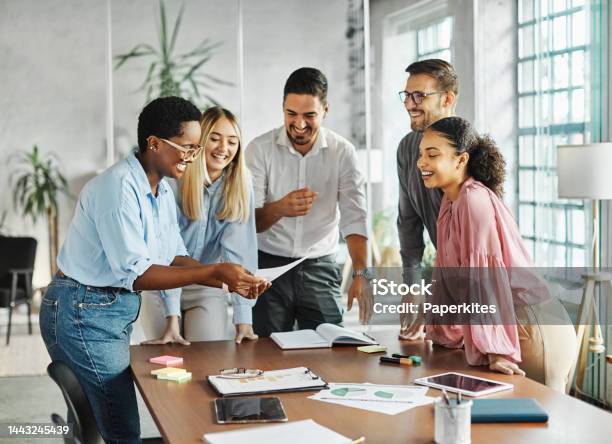 Business people having a meeting in the office. Teamwork and success concept